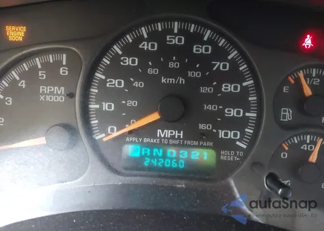 2002 Chevrolet Tahoe K1500 z USA, uszkodzony, nr VIN 1GNEK13Z92J190532